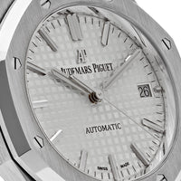 Thumbnail for Audemars Piguet Royal Oak Selfwinding Stainless Steel White Dial 15450ST.OO.1256ST.01.A Wrist Aficionado