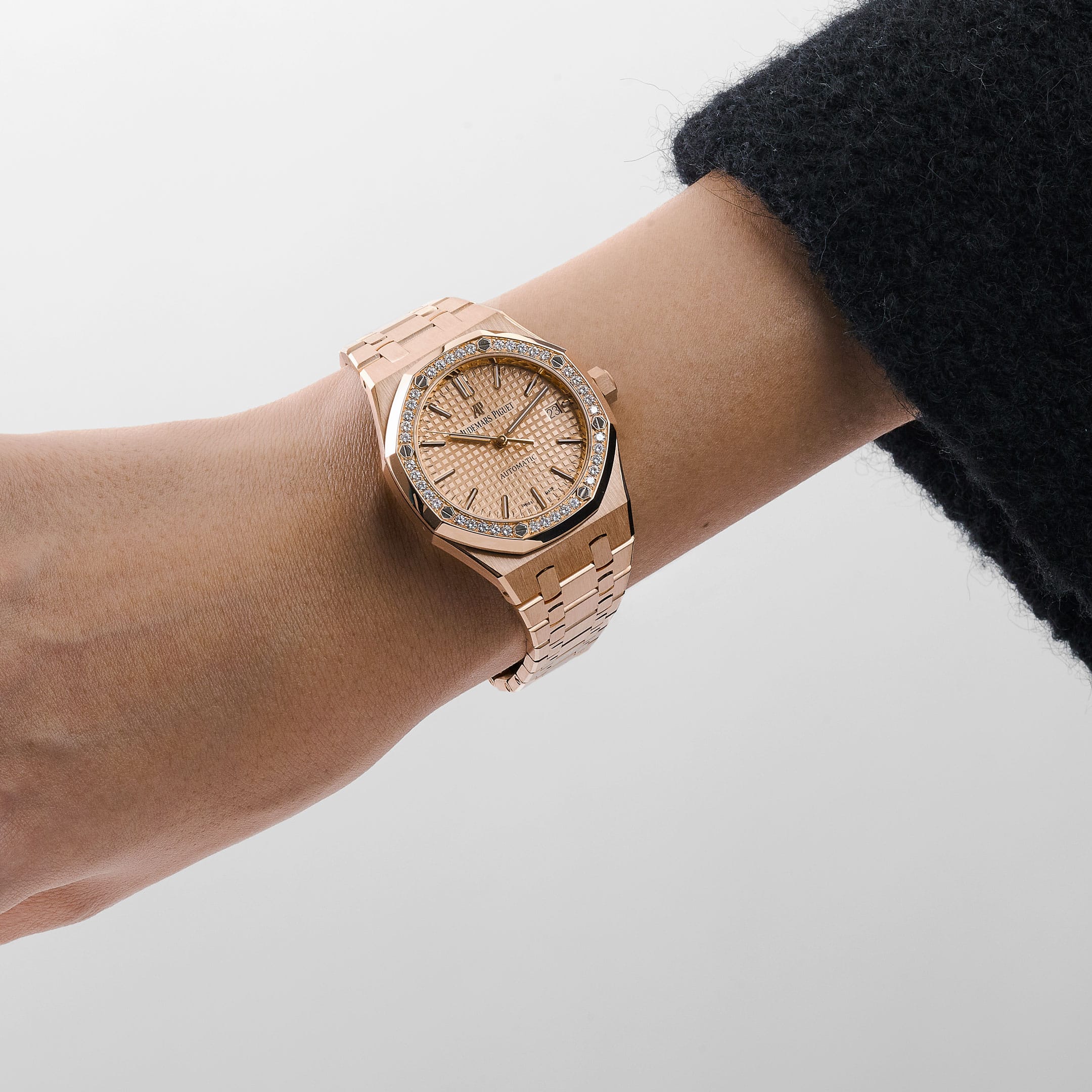 R.　　ベージュオークル20 Audemars Piguet Royal Oak 15451OR.ZZ.1256OR.03 'Ladies' Rose Gold