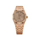 Audemars Piguet Royal Oak 15451OR.ZZ.1256OR.03 'Ladies' Rose Gold Diamond Bezel (2024)