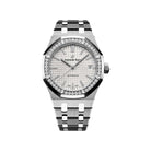 Audemars Piguet Royal Oak 15453IP.ZZ.1256IP.01 'QEII Cup 2017' 'Ladies' Titanium Silver Dial Diamond Bezel Limited Edition of 200