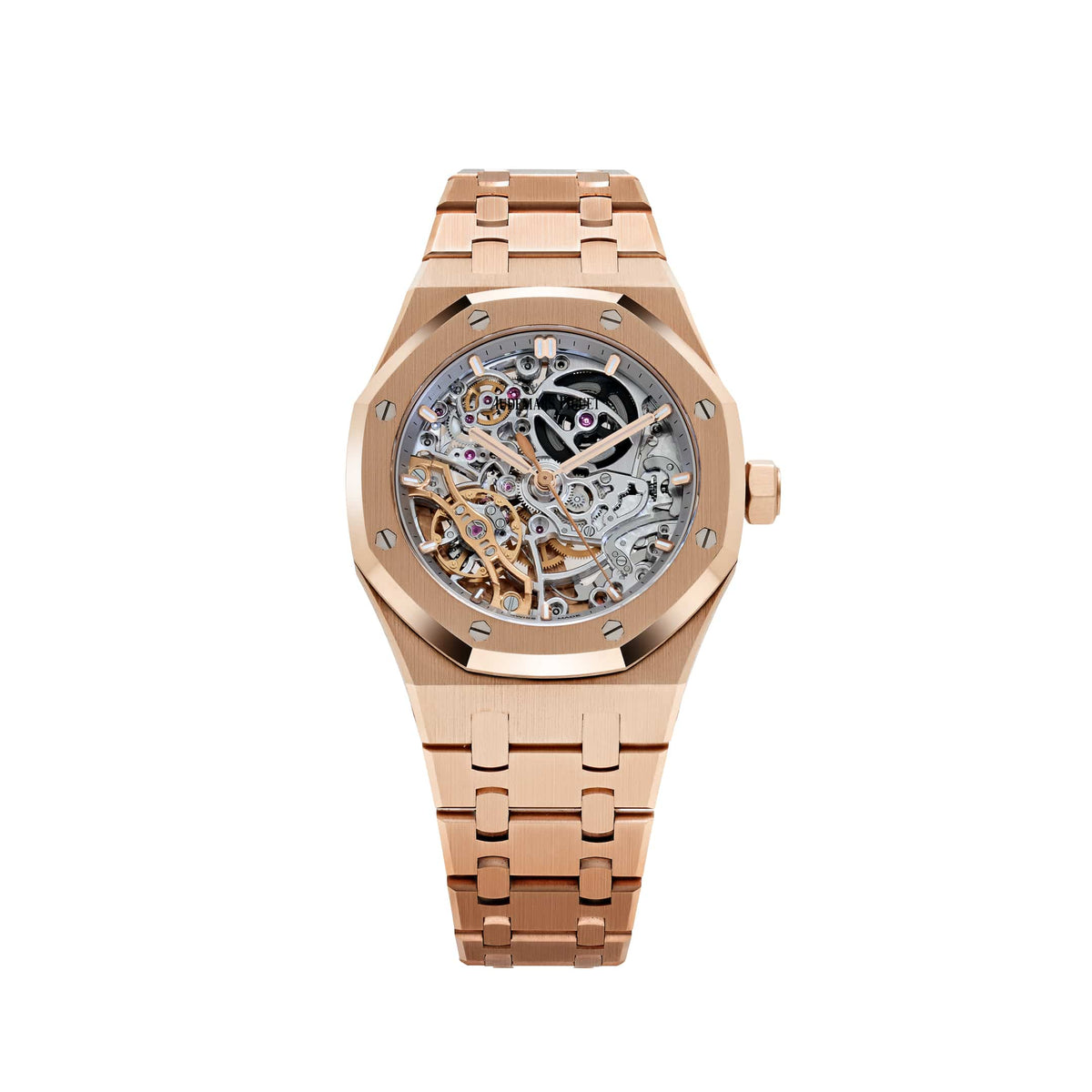 Audemars Piguet Royal Oak 15467OR.OO.1256OR.01 Double Balance Wheel Openworked Rose Gold