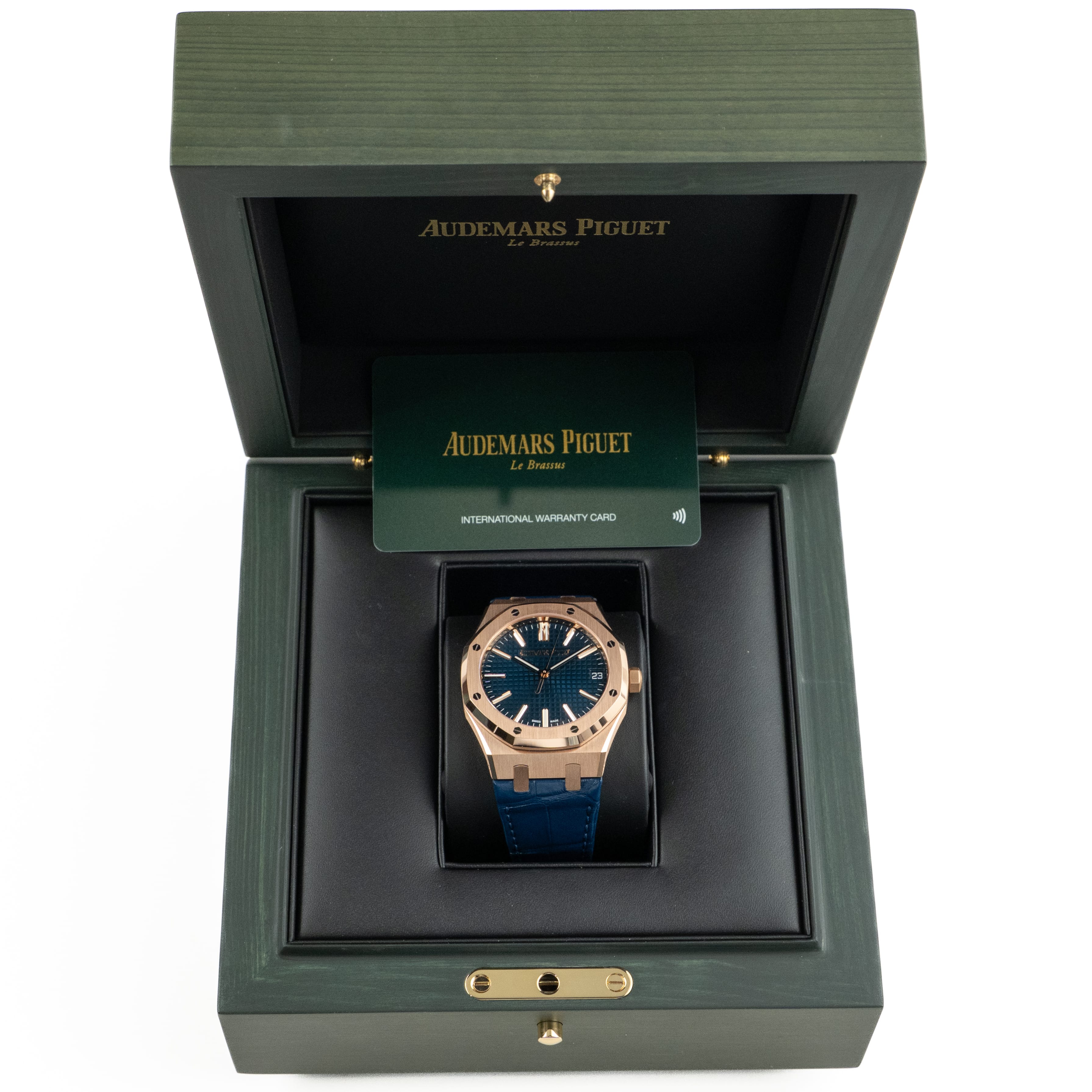 Audemars Piguet Royal Oak 15510OR.OO.D315CR.02 Rose Gold Blue Dial