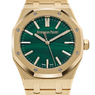 Audemars Piguet Royal Oak 15513BA.OO.1320BA.01 Yellow Gold Malachite Stone Dial (2026)