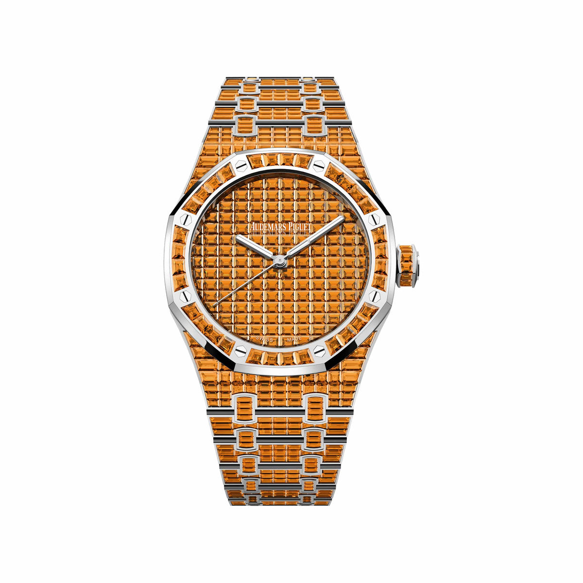 Audemars Piguet Royal Oak 15514BC.SE.1284BC.01 Orange Spessartite '50th Anniversary' White Gold Spessartite Orange Dial