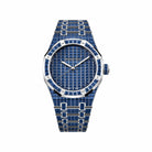 Audemars Piguet Royal Oak 15514BC.SS.1284BC.01 Blue Sapphire '50th Anniversary' White Gold Sapphire Blue Dial