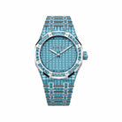 Audemars Piguet Royal Oak 15514BC.TO.1284BC.01 Blue Topaz '50th Anniversary' White Gold Topaz Blue Dial