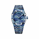 Audemars Piguet Royal Oak 15514BC.YY.1284BC.04 White Gold Blue Sapphire Topaz Dial