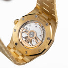 Audemars Piguet Royal Oak 15550BA.GG.1356BA.01 Frosted Yellow Gold Smoked Yellow Dial
