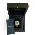 Audemars Piguet Royal Oak 15550BA.OO.1356BA.01 Yellow Gold Turquoise Stone Dial (2025)