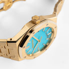 Audemars Piguet Royal Oak 15550BA.OO.1356BA.01 Yellow Gold Turquoise Stone Dial (2025)