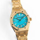 Audemars Piguet Royal Oak 15550BA.OO.1356BA.01 Yellow Gold Turquoise Stone Dial (2025)
