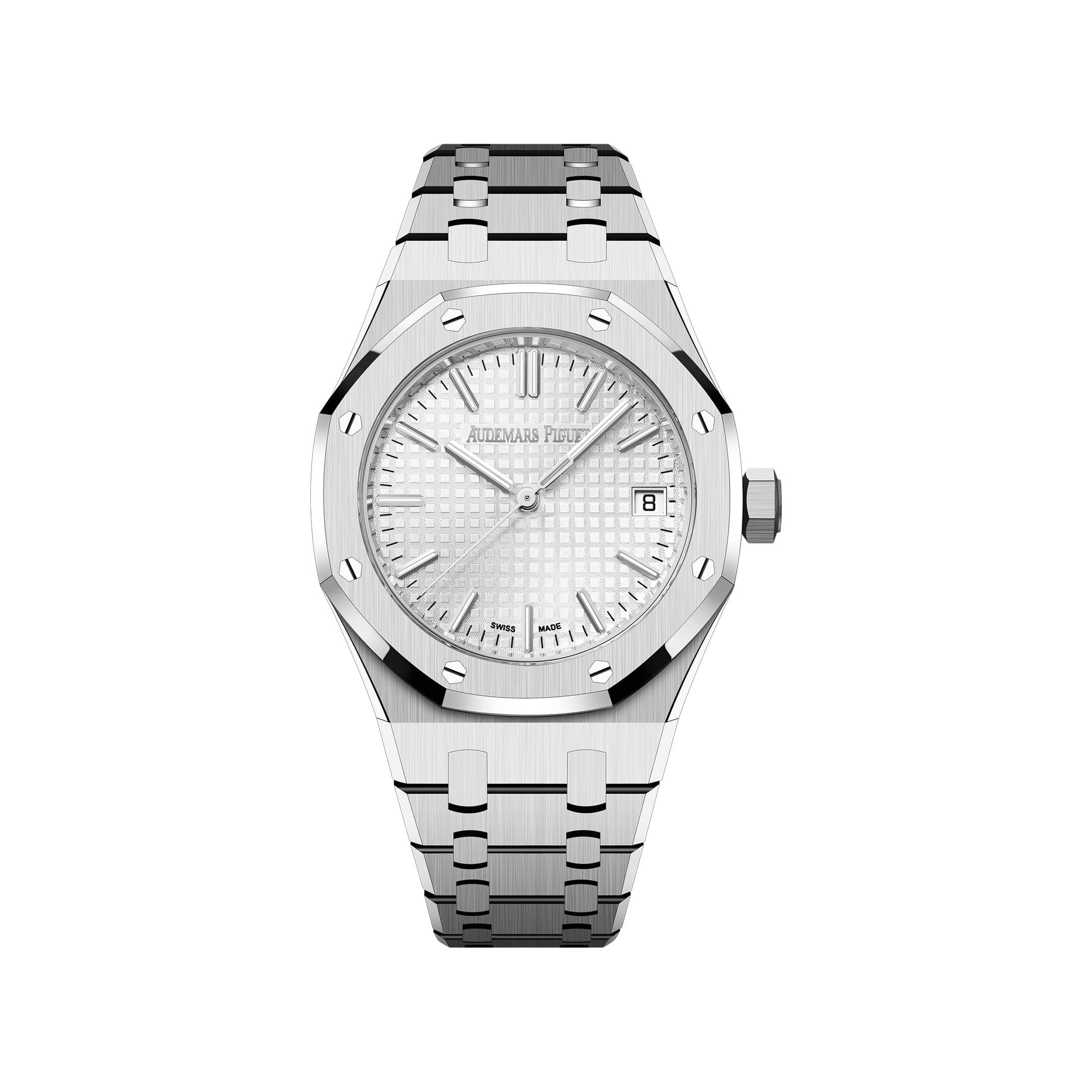 Audemars Piguet Royal Oak 15550ST.OO.1356ST.01 'Ladies' '50th Anniversary' Stainless Steel Silver Dial