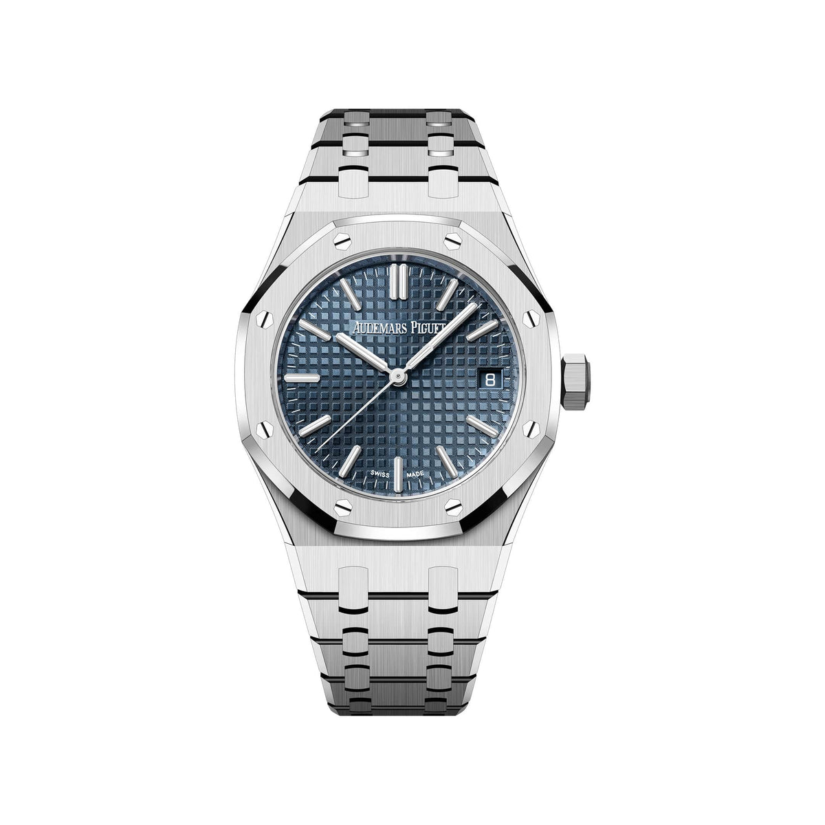 Audemars Piguet Royal Oak 15550ST.OO.1356ST.02 'Ladies' '50th Anniversary' Stainless Steel Blue Dial