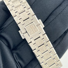 Audemars Piguet Royal Oak 15551BC.ZZ.1356BC.01 Diamond Bezel White Gold Smoked Blue Dial (2024)