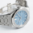 Audemars Piguet Royal Oak 15551ST.ZZ.1356ST.04 'Ladies' Stainless Steel Light Blue Dial Diamond Bezel (2024)