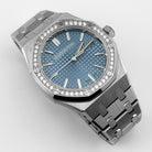 Audemars Piguet Royal Oak 15551ST.ZZ.1356ST.05 Selfwinding Stainless Steel Blue Dial Diamond Bezel (2024)