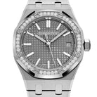 Audemars Piguet Royal Oak 15551ST.ZZ.1356ST.06 'Ladies' Stainless Steel Grey Dial Diamond Bezel (2023)