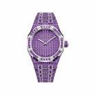 Audemars Piguet Royal Oak 15554BC.AY.1274BC.01 'Ladies' Amethyst '50th Anniversary' White Gold Amethyst Purple Dial