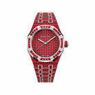 Audemars Piguet Royal Oak 15554BC.RR.1274BC.01 'Ladies' Ruby '50th Anniversary' White Gold Ruby Red Dial