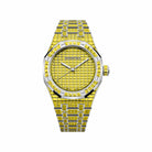 Audemars Piguet Royal Oak 15554BC.RY.1274BC.01 'Ladies' Yellow Chrysoberyl '50th Anniversary' White Gold Chrysoberyl Yellow Dial