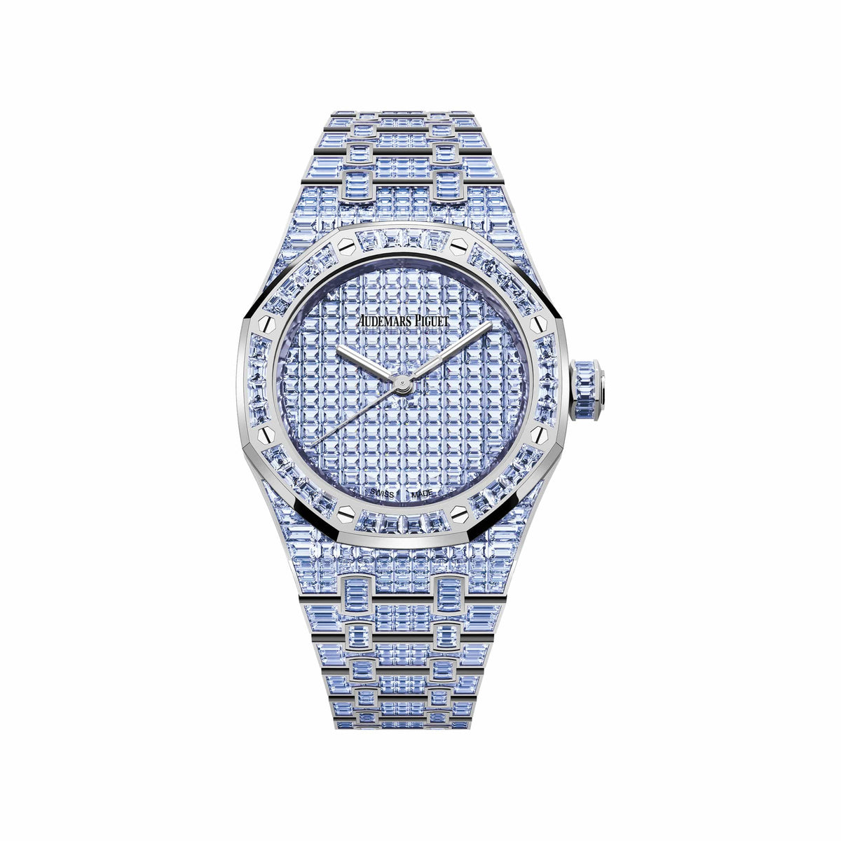 Audemars Piguet Royal Oak 15554BC.TF.1274BC.01 'Ladies' Tanzanite '50th Anniversary' White Gold Tanzanite Purple Dial