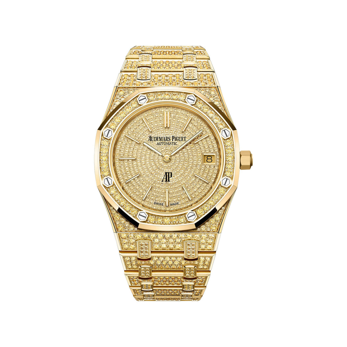 Audemars Piguet Royal Oak 16202BA.HH.1241BA.01 'Jumbo' Extra-Thin Yellow Gold Yellow Sapphire Dial (2026)