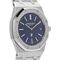 Thumbnail for Audemars Piguet Royal Oak 16202BC.OO.1240BC.02 'Jumbo' Extra-Thin White Gold Grainy Blue Dial (2024)