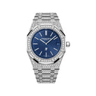 Audemars Piguet Royal Oak 16202BC.ZZ.1241BC.02 'Jumbo' Extra-Thin White Gold Blue Dial Diamond Bezel (2026)