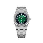 Audemars Piguet Royal Oak 16202PT.OO.1240PT.01 'Jumbo' Extra-Thin Green Dial