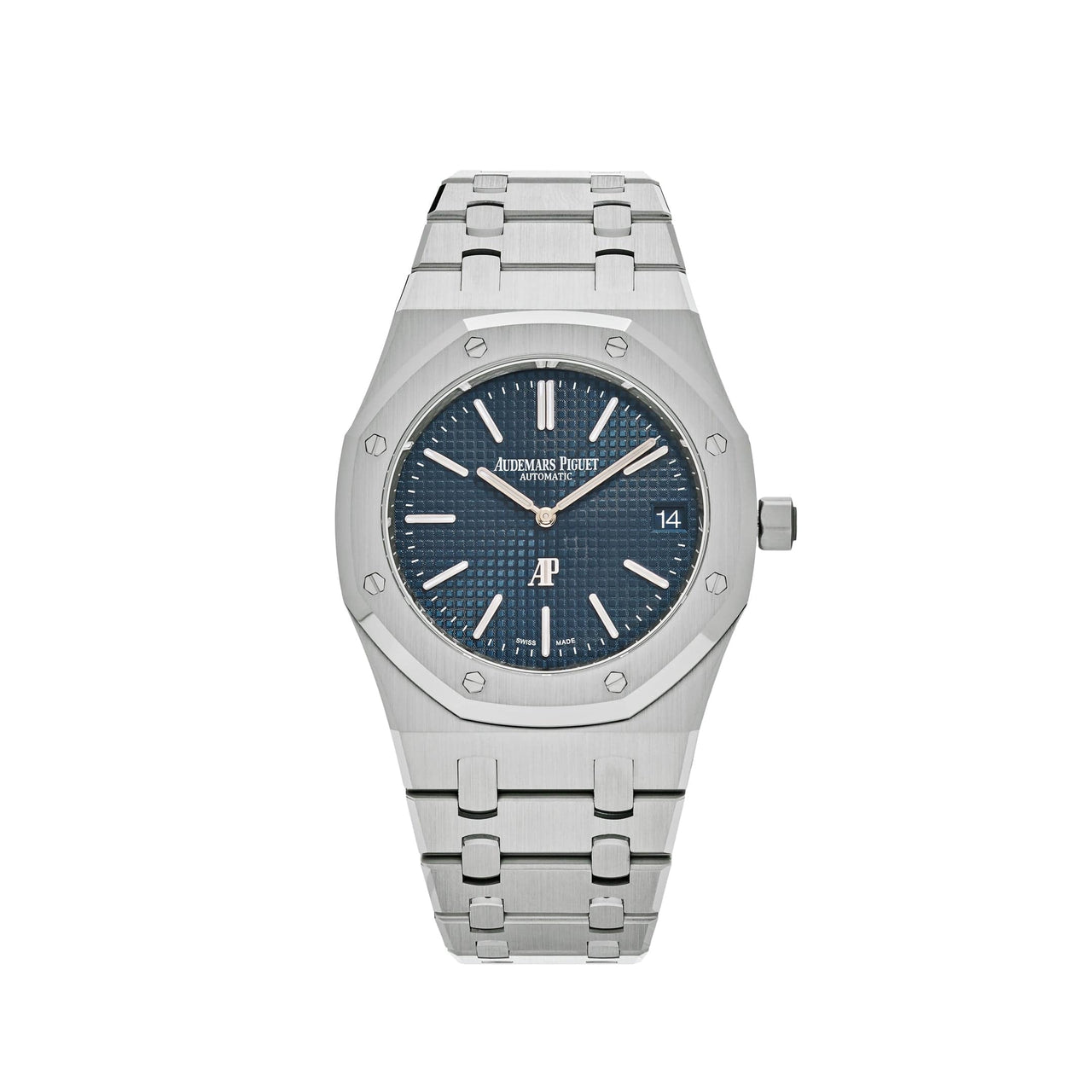 Audemars Piguet Royal Oak 16202ST.OO.1240ST.01 'Jumbo' Extra-Thin 50th Anniversary Steel Blue Dial