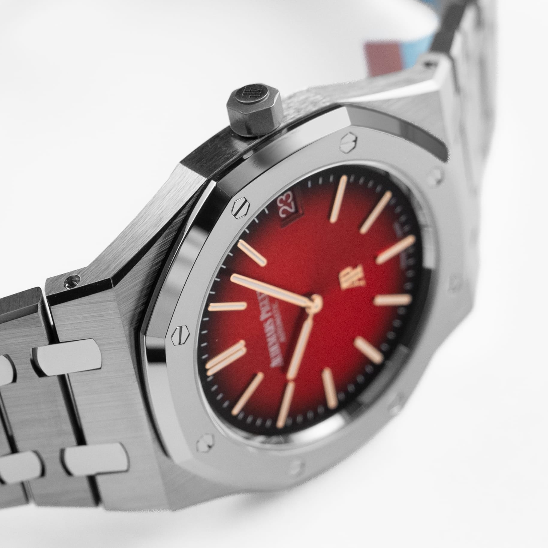 Audemars Piguet Royal Oak 16202XT.OO.1240XT.01 'Jumbo' Extra-Thin Titanium Burgundy Dial (2024)