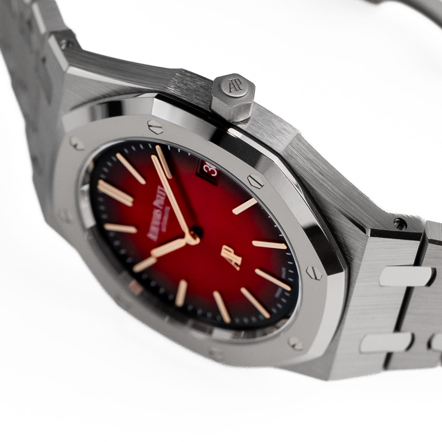 Audemars Piguet Royal Oak 16202XT.OO.1240XT.01 'Jumbo' Extra-Thin Titanium Burgundy Dial (2025)