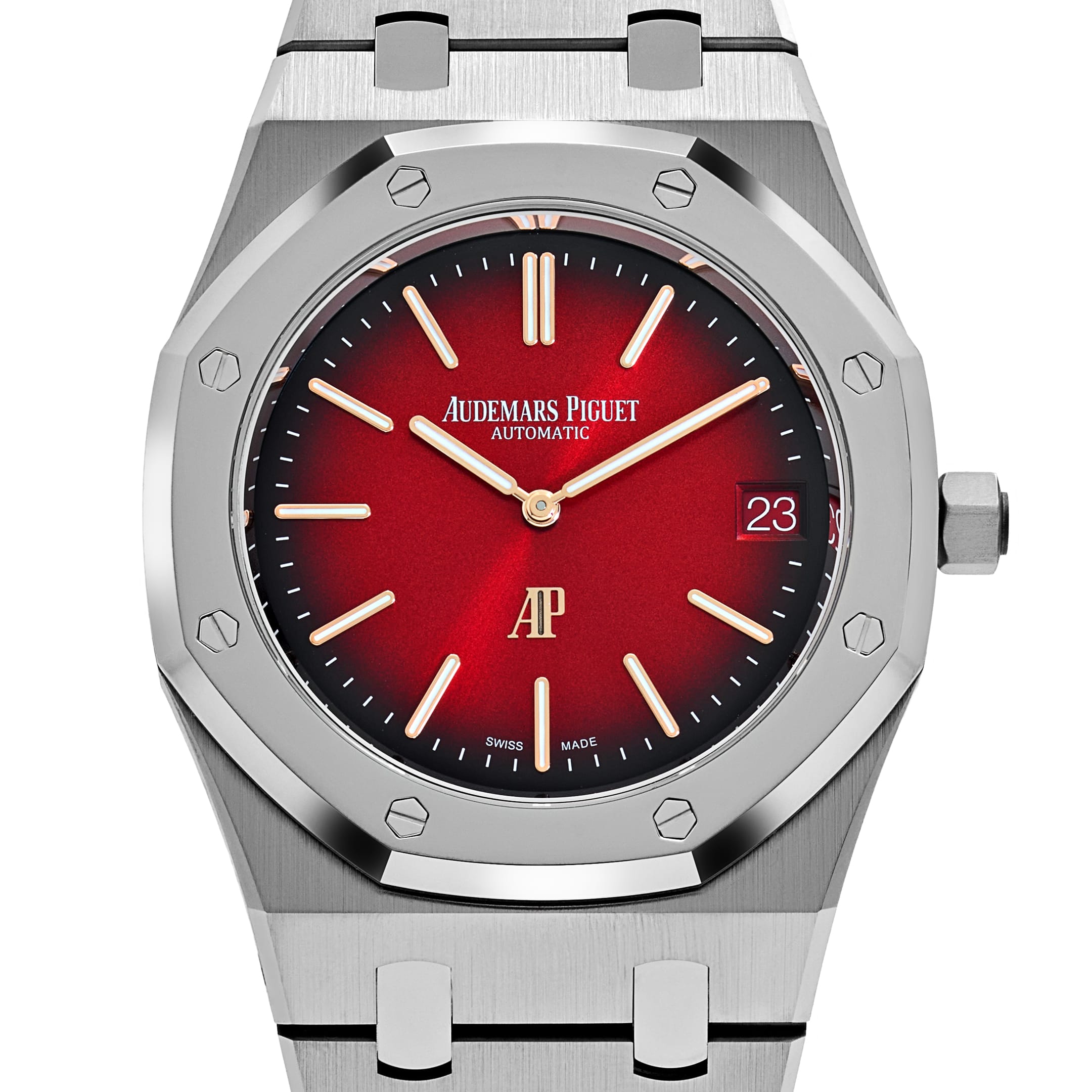 Audemars Piguet Royal Oak 16202XT.OO.1240XT.01 'Jumbo' Extra-Thin Titanium Burgundy Dial