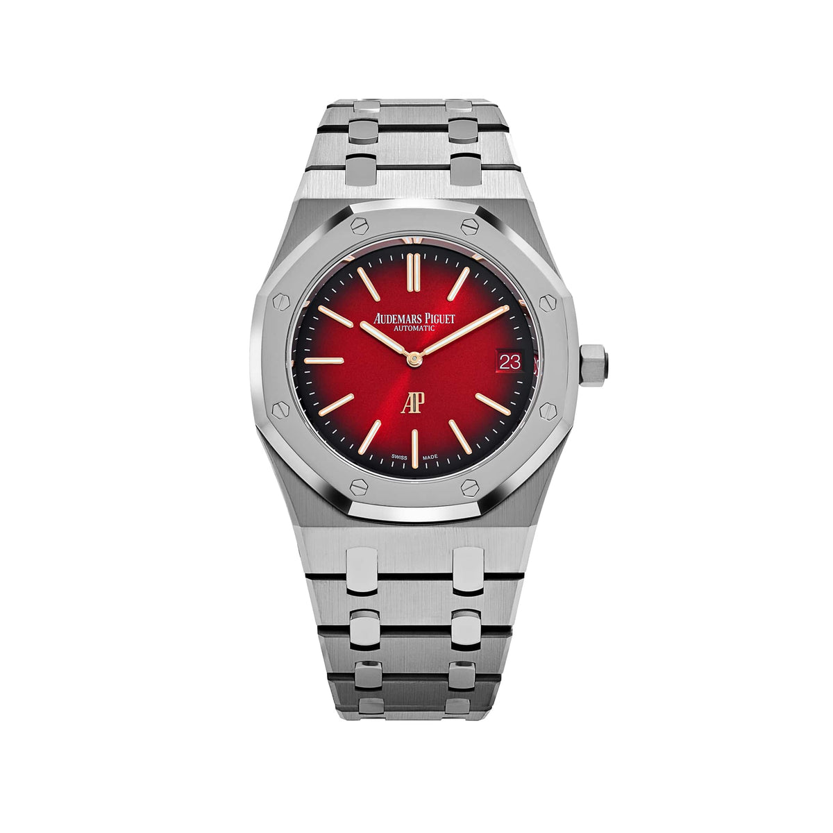 Audemars Piguet Royal Oak 16202XT.OO.1240XT.01 'Jumbo' Extra-Thin Titanium Burgundy Dial (2024)