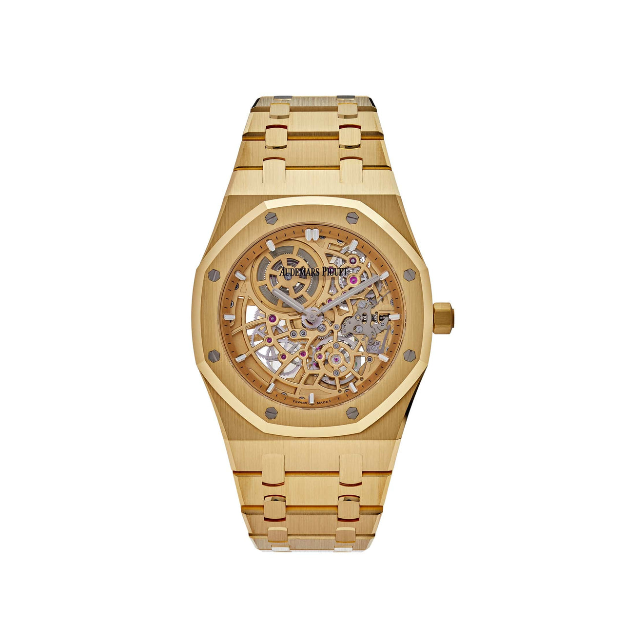 Audemars Piguet Royal Oak 16204BA.OO.1240BA.01 Yellow Gold Openworked