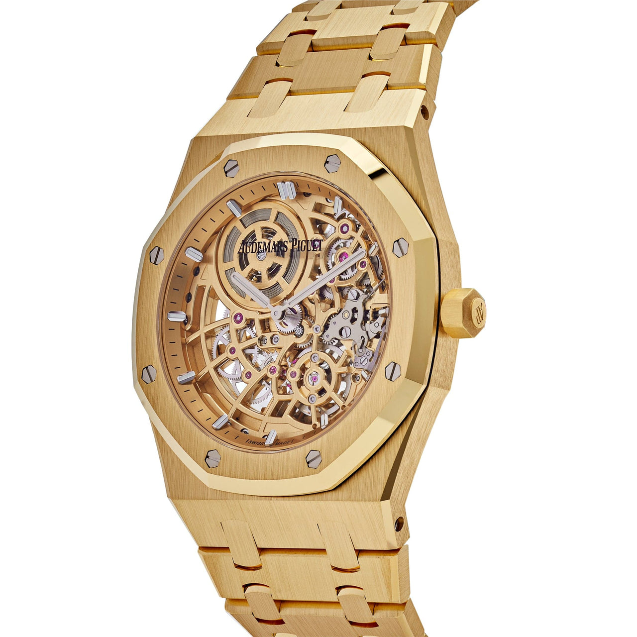 Audemars Piguet Royal Oak 16204BA.OO.1240BA.01 Yellow Gold Openworked