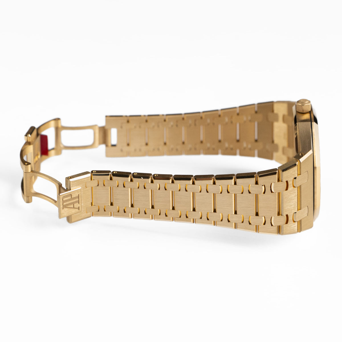 Audemars Piguet Royal Oak 16204BA.OO.1240BA.01 Jumbo Extra-Thin Yellow Gold Openworked