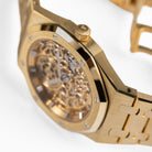 Audemars Piguet Royal Oak 16204BA.OO.1240BA.01 Jumbo Extra-Thin Yellow Gold Openworked