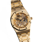 Audemars Piguet Royal Oak 16204BA.OO.1240BA.01 Jumbo Extra-Thin Yellow Gold Openworked