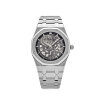 Thumbnail for Audemars Piguet Royal Oak 16204BC.OO.1240BC.01 'Jumbo' Extra-Thin Openworked White Gold