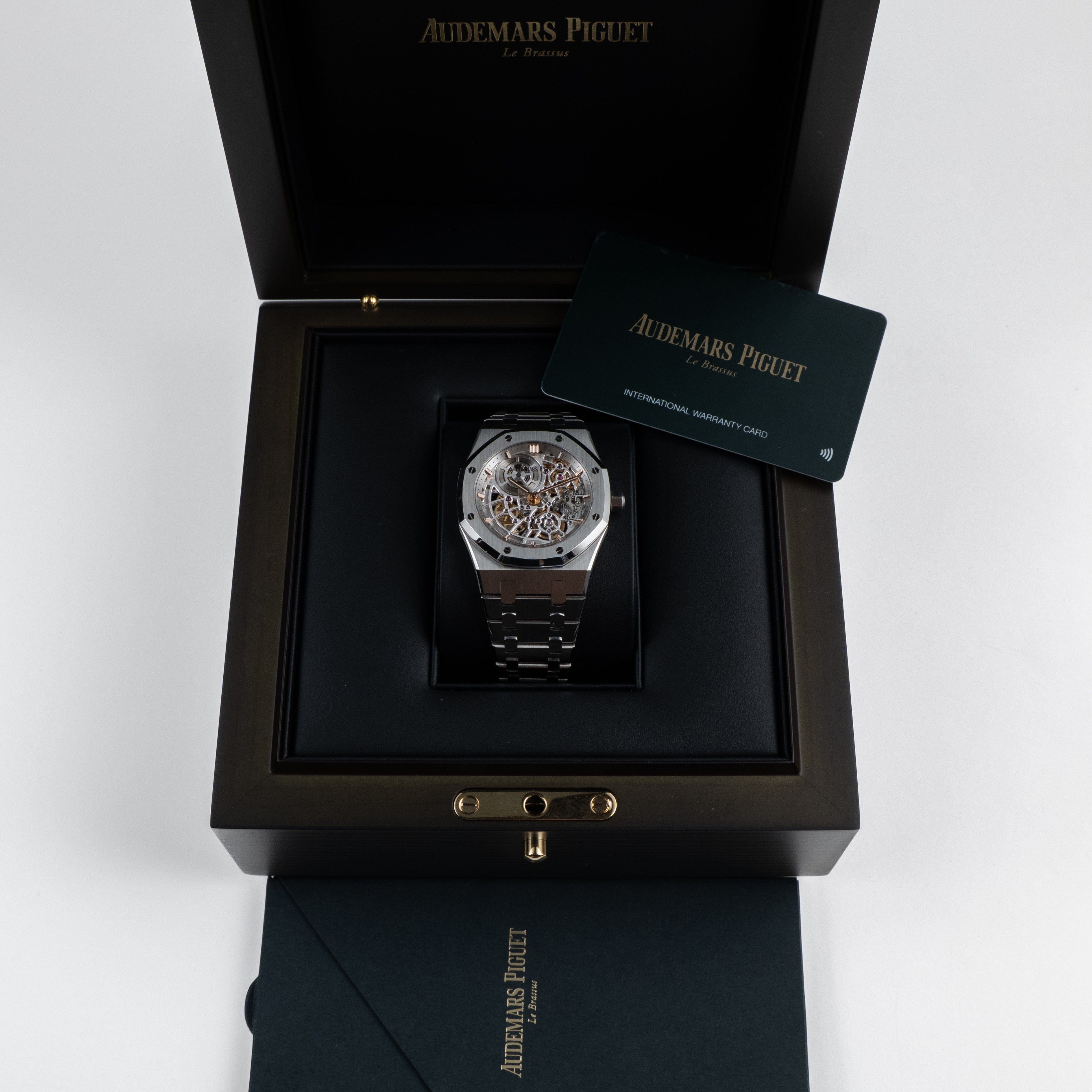 Audemars Piguet Royal Oak 16204ST.OO.1240ST.01 'Jumbo Extra-Thin' 50th Anniversary Stainless Steel Openworked