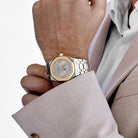 Audemars Piguet Royal Oak 25594SA.OO.0789SA.01 Day-Date Moonphase Yellow Gold Stainless Steel Silver Dial (1994)