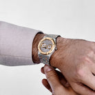 Audemars Piguet Royal Oak 25594SA.OO.0789SA.01 Day-Date Moonphase Yellow Gold Stainless Steel Silver Dial (1994)