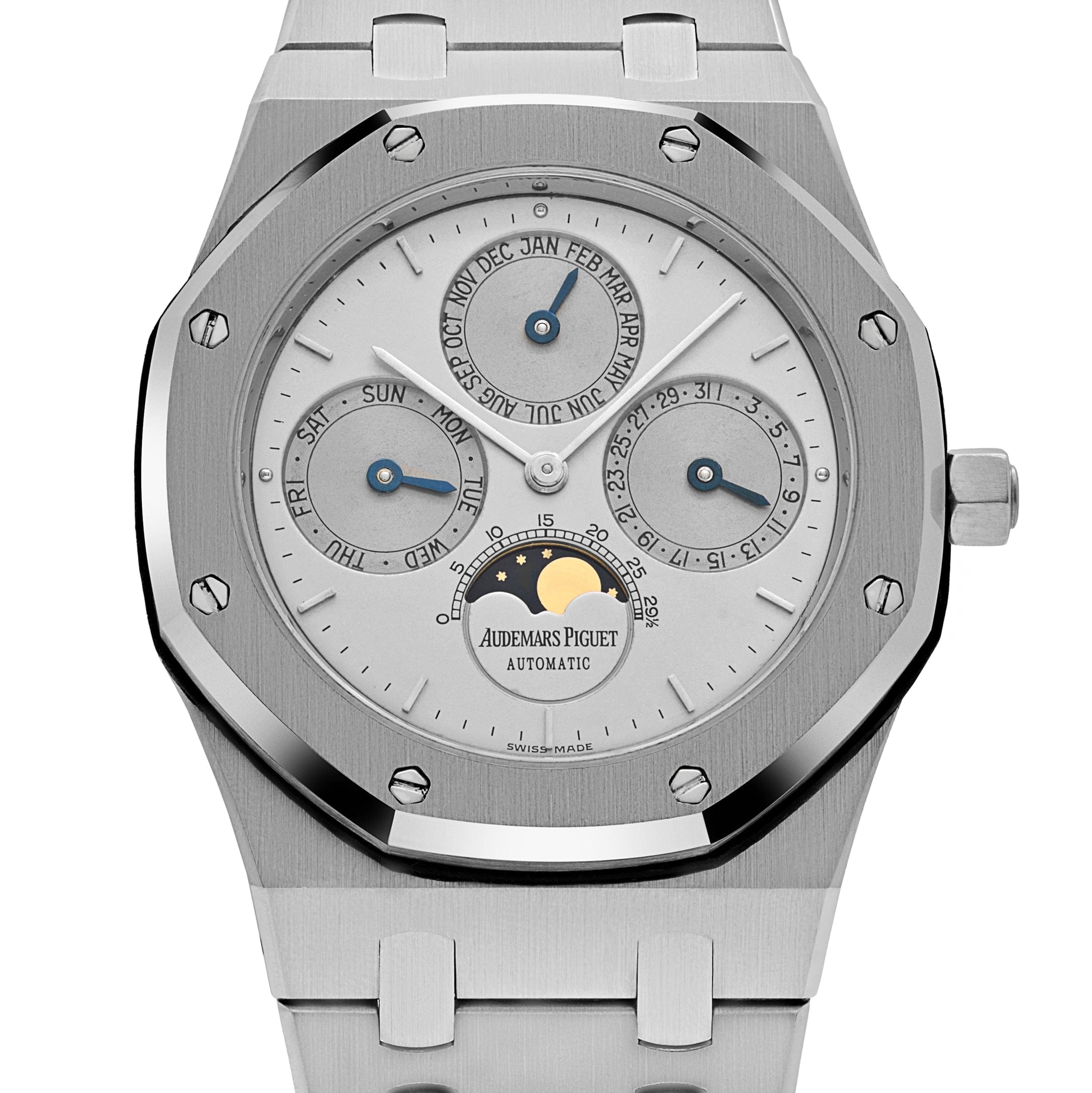 Audemars Piguet Royal Oak 25654ST.OO.0944ST.01 Perpetual Calendar Stainless Steel Silver Dial