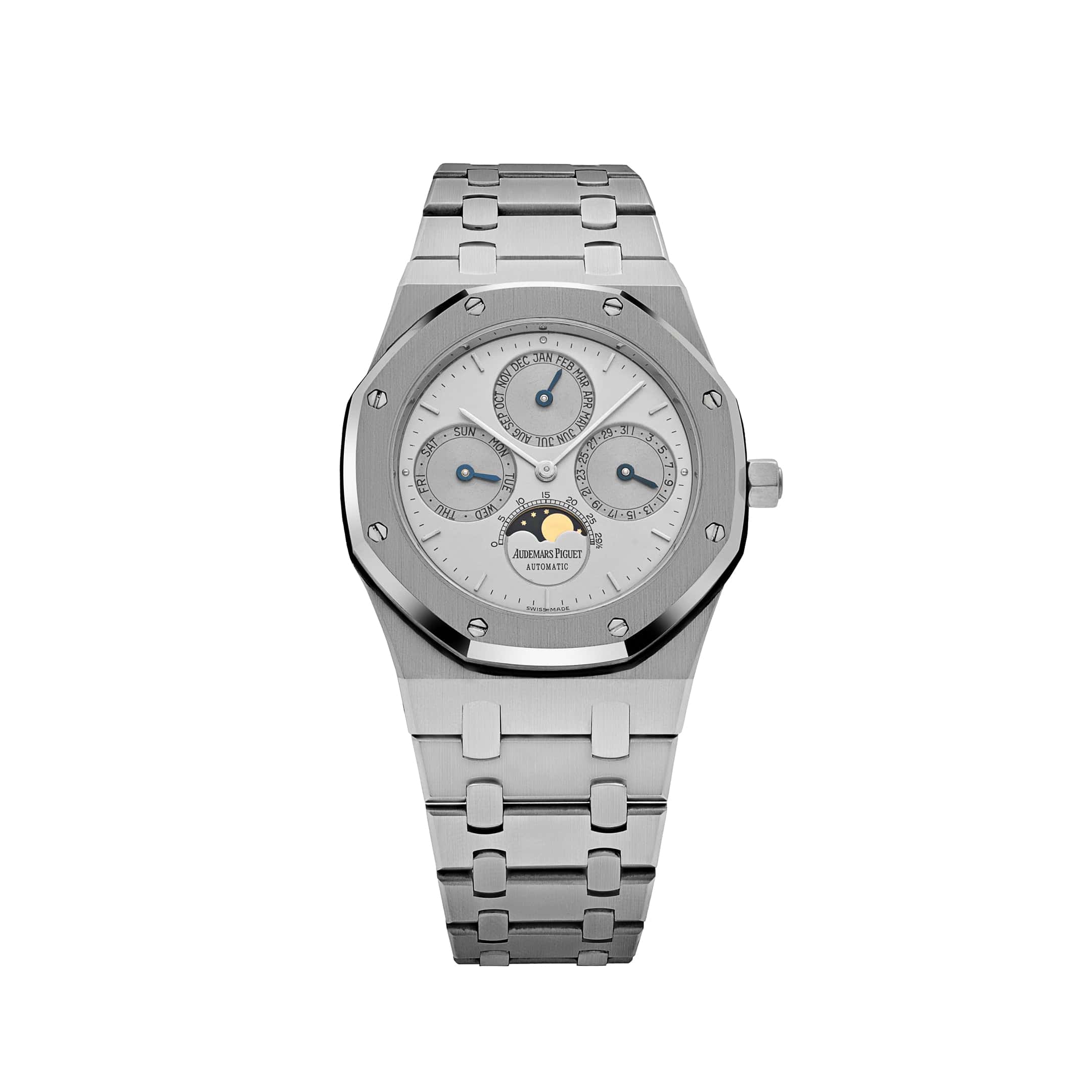 Audemars Piguet Royal Oak 25654ST.OO.0944ST.01 Perpetual Calendar Stainless Steel Silver Dial