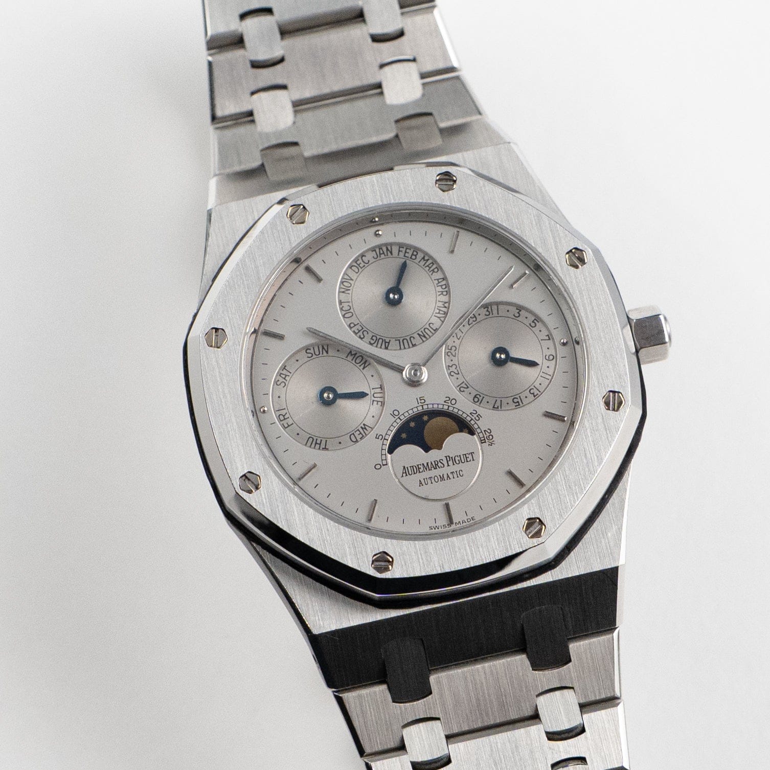 Audemars Piguet Royal Oak 25654ST.OO.0944ST.01 Perpetual Calendar Stainless Steel Silver Dial