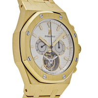 Thumbnail for Audemars Piguet Royal Oak Chronograph Tourbillon Yellow Gold 25977BA.OO.1205BA.01 Wrist Aficionado