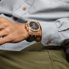 Audemars Piguet Royal Oak 25977OR.OO.D002CR.01 Chronograph Tourbillon Rose Gold Black Dial