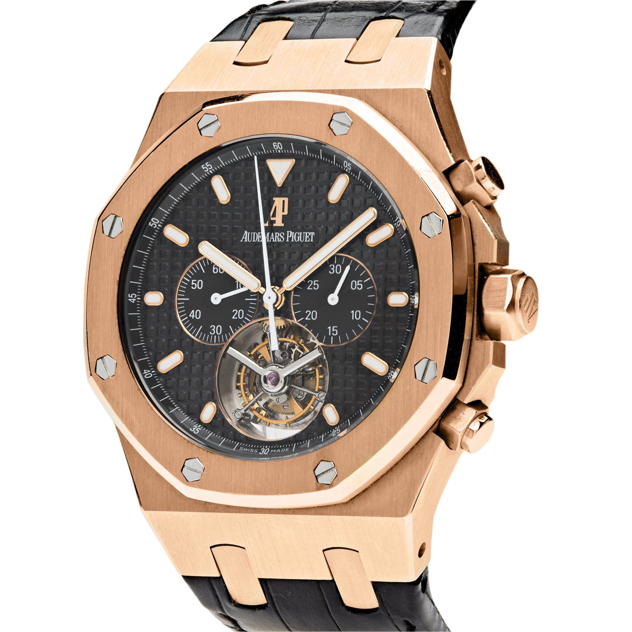 Luxury Watch Audemars Piguet Royal Oak Tourbillon Chronograph 25977OR.OO.D002CR.01 Wrist Aficionado