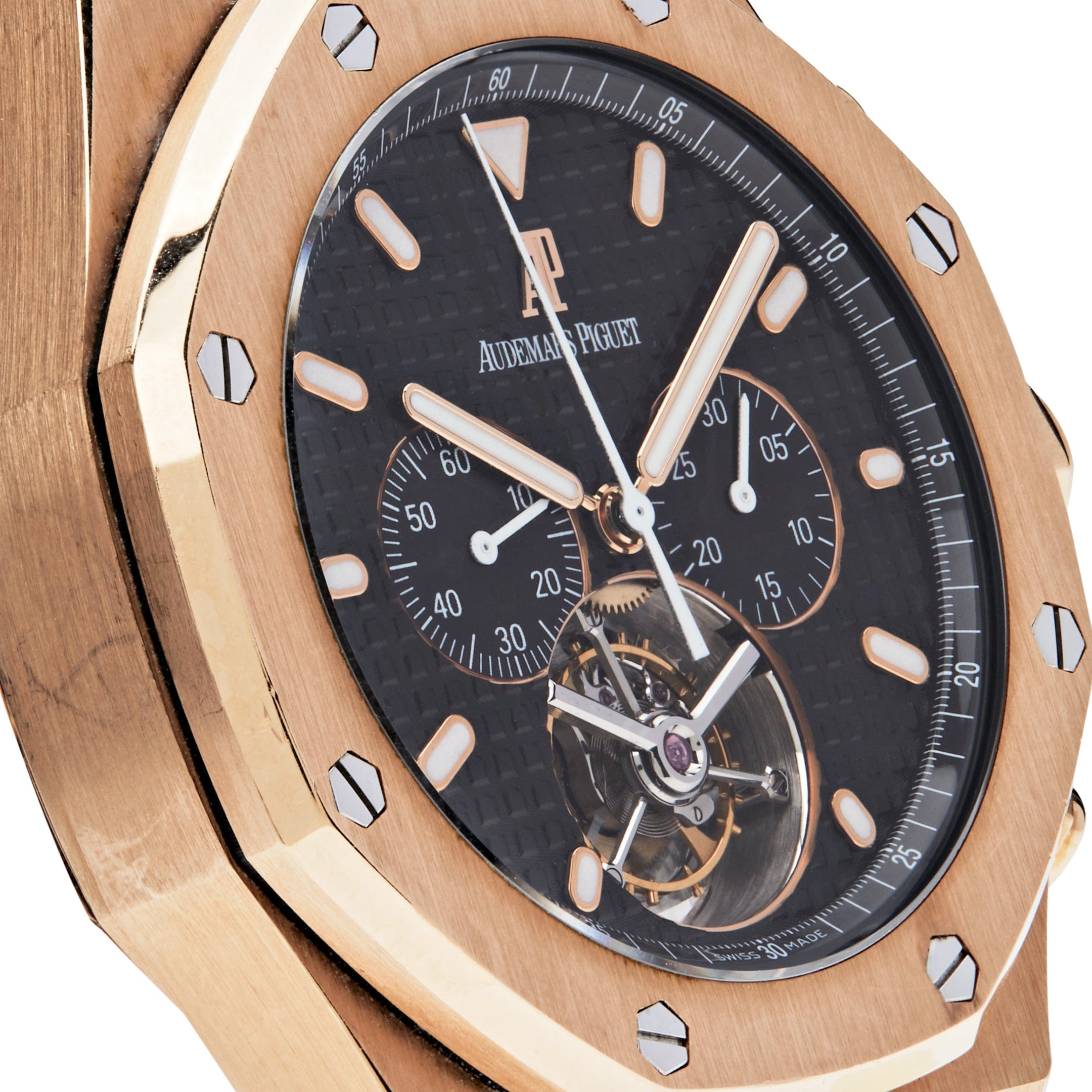 Luxury Watch Audemars Piguet Royal Oak Tourbillon Chronograph 25977OR.OO.D002CR.01 Wrist Aficionado